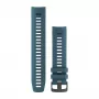 Garmin QuickFit 22 pulksteņa siksniņa Instinct, Fenix, Forerunner, Epix – Lakeside Blue silikona