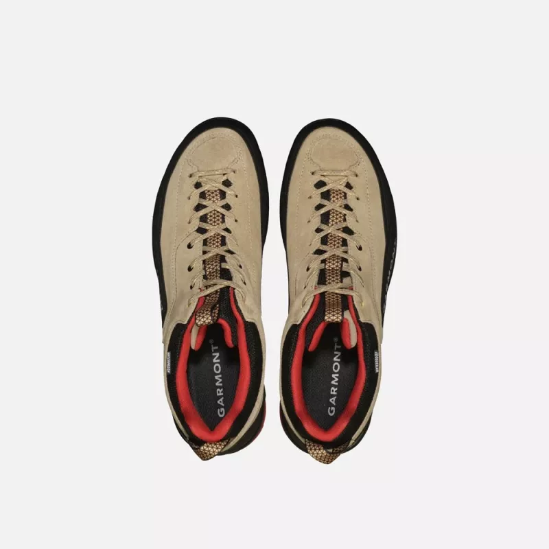 Garmont Dragontail WP Hiking Shoes - Cornstalk Beige/Tomato Red - EU 46