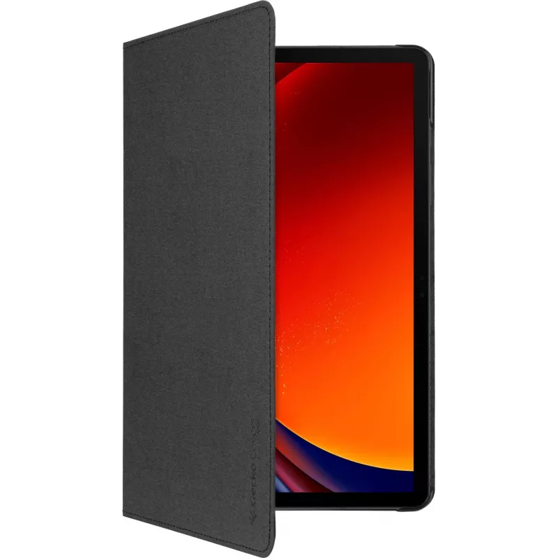 Gecko Covers Samsung Tab S9/S9 FE EasyClick Cover eco - melns folio futrālis V11T66C1