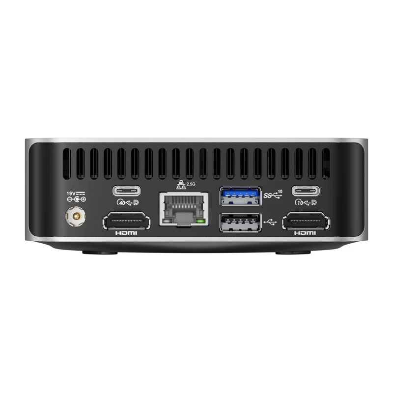 GEEKOM A8 Mini dators, AMD Ryzen 7 8745HS, 16GB DDR5, 1TB PCIe Gen4 SSD, Windows 11 Pro, Melns