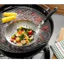GEFU 89250 wok panna 30 cm nerūsējošais tērauds ar nepiedegošu pārklājumu, indukcijai piemērota, cepeškrāsnī līdz 200°C, nepiloša liešanas mala