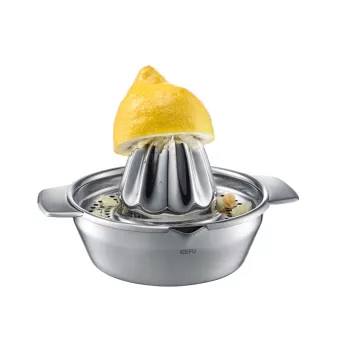 GEFU Citrus Juicer LEMON elektriskā citrusaugļu spiede 100 W matēts nerūsējošais tērauds