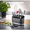 GEFU SMARTLINE galda organizators, nerūsējošais tērauds un melns, neslīdoša pamatne, trauku mazgājamās mašīnas drošs, 10 x 14 cm