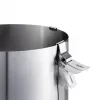 GEFU TONDO CLIP Regulējams nerūsējošā tērauda kūkas gredzens, 16-30 cm diametrs, 8.5 cm augstums, trauku mazgājamās mašīnas drošs