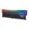GEIL 16GB DDR4 3600MHz UDIMM RGB atmiņas modulis, CL18, PC4-28800, Orion RGB sērija, melns siltuma izkliedētājs