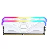 Geil Gemini RGB 64GB komplekts (2x32GB) 6000MHz DDR5 galddatora spēļu atmiņa - balta