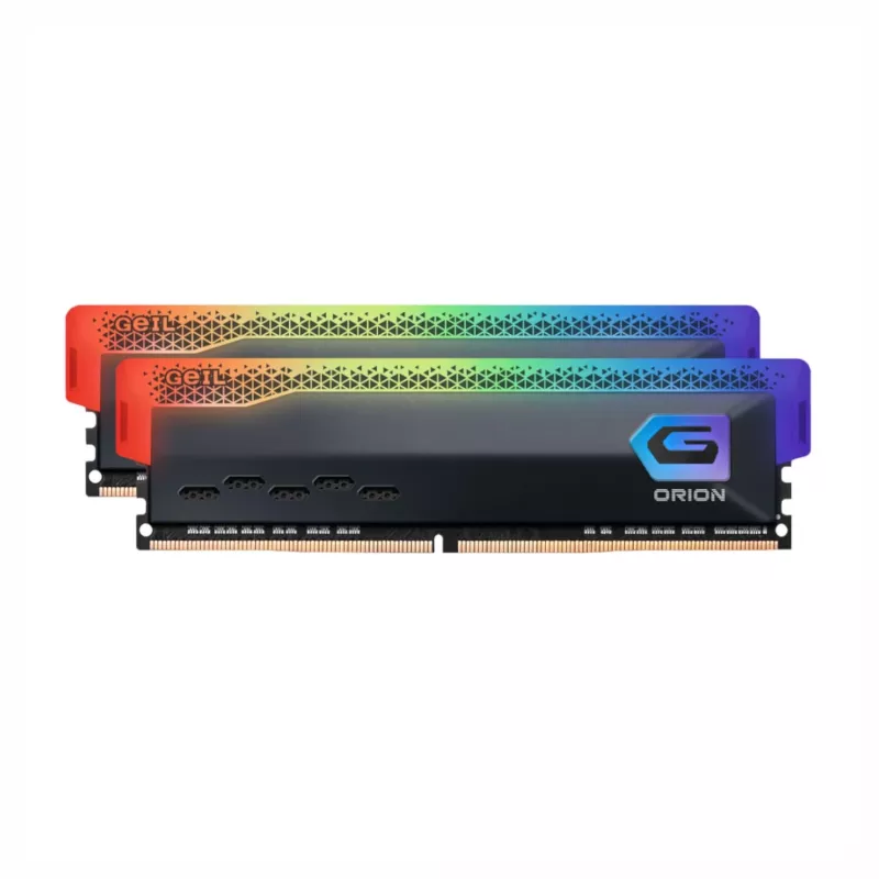 GeIL Orion 32GB komplekts (2x16GB) 6000MHz RGB DDR5 RAM - pelēks