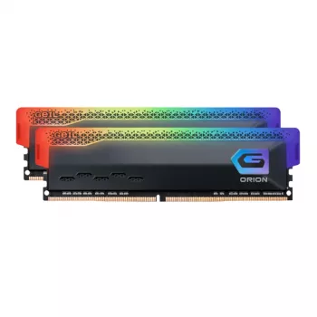 Geil Orion RGB 16GB komplekts (2x8GB) 3600MHz DDR4 galddatora spēļu atmiņa - pelēka