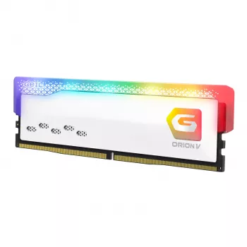GeIL Orion V RGB 16GB 6000MHz DDR5 galddatoru spēļu atmiņa - balta