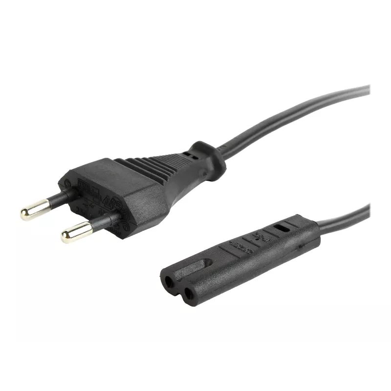 GEMBIRD Cablexpert PC-184-VDE strāvas vads, C7, VDE apstiprināts, melns, 1,8 m