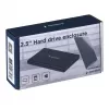 Gembird EE2-U2S-5 ārējais USB 2.0 korpuss 2.5 inch SATA HDD/SSD, alumīnijs, melns