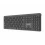 Gembird KB-WPS-03 divu režīmu Pro-Business plāna bezvadu tastatūra, 2.4G + Bluetooth, US izkārtojums, melna