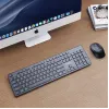 GEMBIRD KBS-WCH-04-RU Bezvadu tastatūras un peles komplekts, krievu izkārtojums, melns