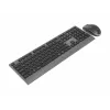 Gembird KBS-WPS-02-CYRL bezvadu tastatūras un peles komplekts, 2.4G + Bluetooth, krievu kirilicas izkārtojums, melns