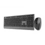 Gembird KBS-WPS-02 divu režīmu plāns bezvadu galddatoru komplekts, 2.4GHz + Bluetooth, ASV izkārtojums (tastatūra un pele)
