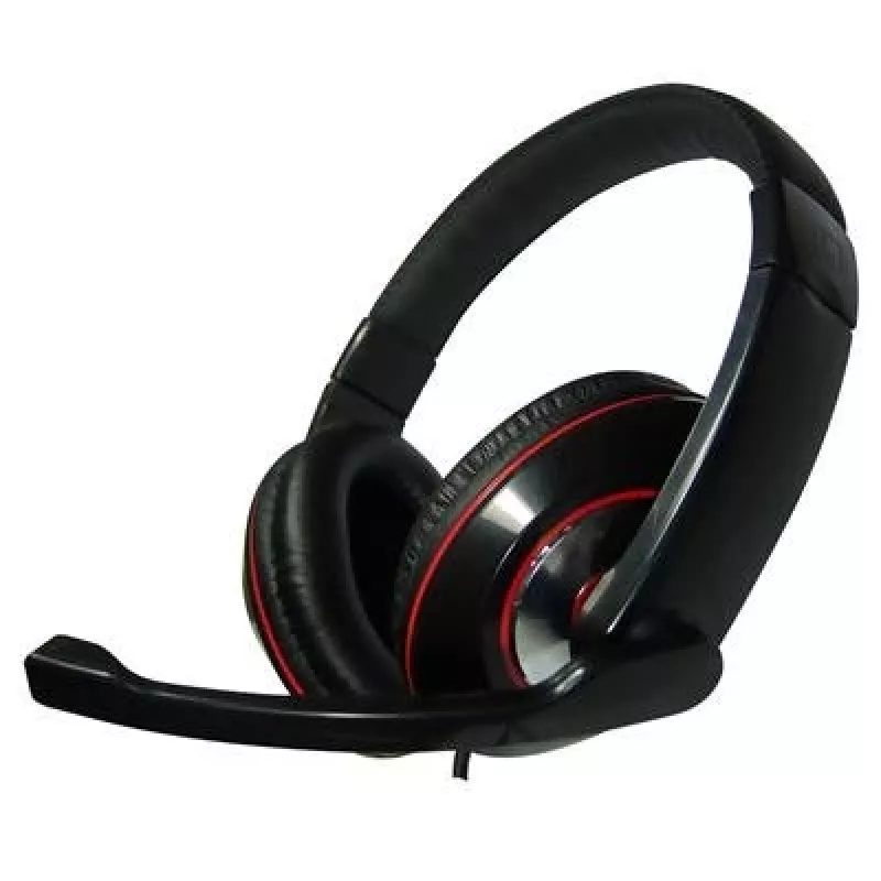 Gembird MHS-001 Stereo austiņas ar skaļuma regulēšanu, vadu, pāri ausīm, melnas