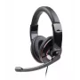 Gembird MHS-001 Stereo austiņas ar skaļuma regulēšanu, vadu, pāri ausīm, melnas