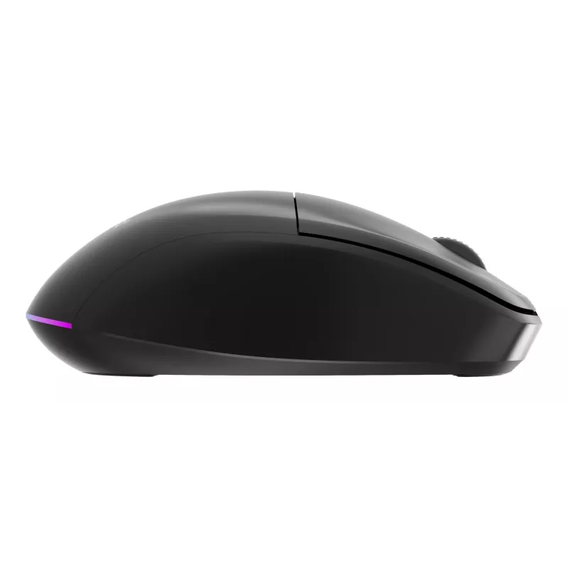 Gembird MUSW2-6B-01 Divu Režīmu Bezvadu Pele, 2.4 GHz + Bluetooth 5.0, 1600 DPI, 6 Pogas, Melna