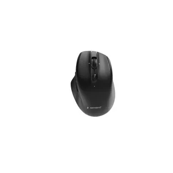 Gembird MUSW2-6B-02 Divu Režīmu Bezvadu Pele (2.4G + BT), 2400 DPI, 6 Pogas, Melna