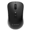 Gembird MUSW2-7B-01 Dual-Mode bezvadu pele (2.4G + Bluetooth), 1600 DPI, 7 pogas, melna