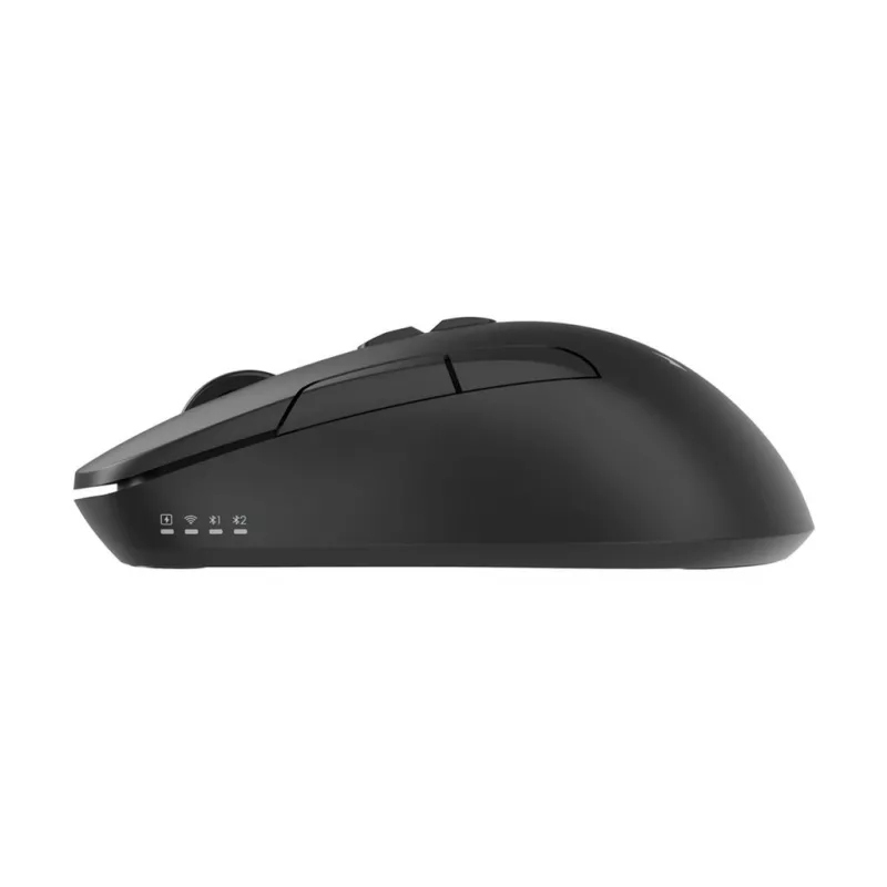 Gembird MUSW2-7B-01 Dual-Mode bezvadu pele (2.4G + Bluetooth), 1600 DPI, 7 pogas, melna