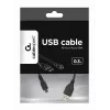 Gembird USB 2.0 kabelis Micro-USB AM-MBM5P 0,3m Melns