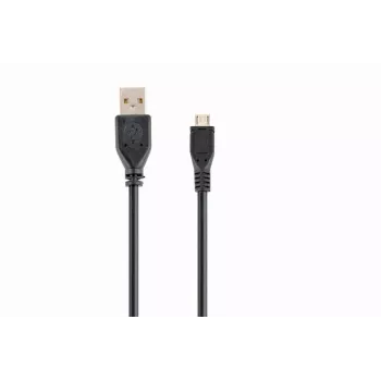 Gembird USB 2.0 kabelis Micro-USB AM-MBM5P 0,3m Melns