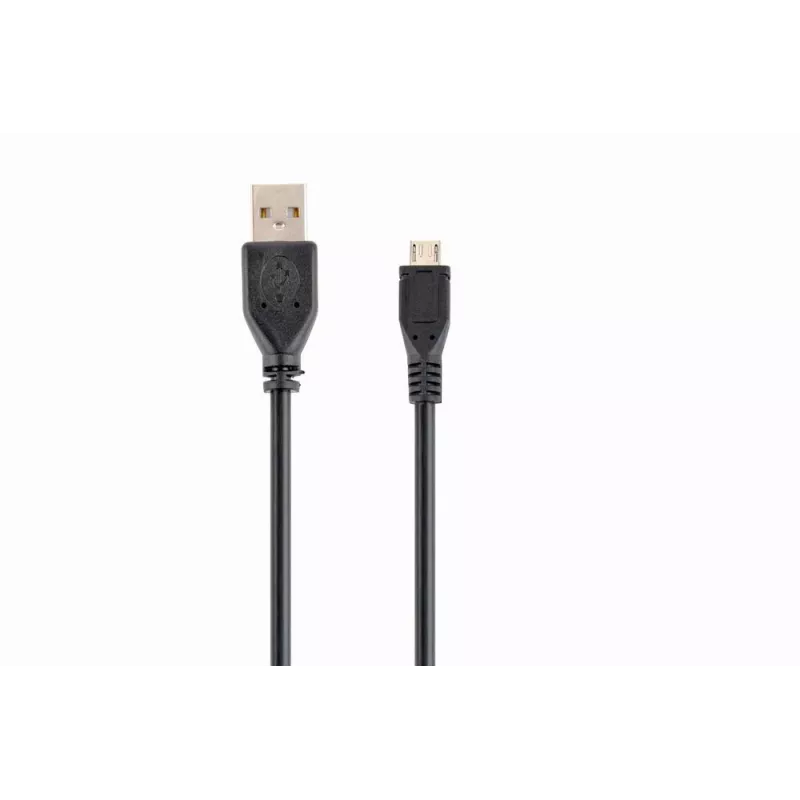 Gembird USB 2.0 kabelis Micro-USB AM-MBM5P 0,3m Melns