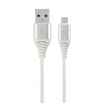 GEMBIRD USB 2.0 uz Micro-USB kabelis 1m Melns/Balts