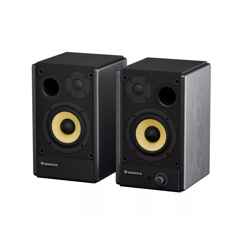 Genesis Arsen 402BT NGS-2415 galda skaļruņi, 2.0, 60 W, Bluetooth 5.3, melni