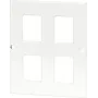 GETFORT 12-portu Cat.5e UTP 10 collu komutācijas panelis, RJ45, 1U, melns