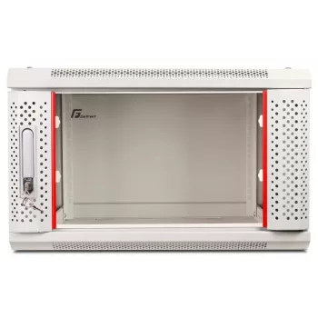 GETFORT 19 inch 6U sienas stiprinājuma skapis 600x450mm pelēks (WGF06-64EH-WGG)