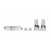 GETFORT 58459 Cat.6 UTP Tool-less RJ45 Keystone Jack, Balts