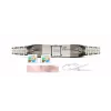GETFORT 58459 Cat.6 UTP Tool-less RJ45 Keystone Jack, Balts