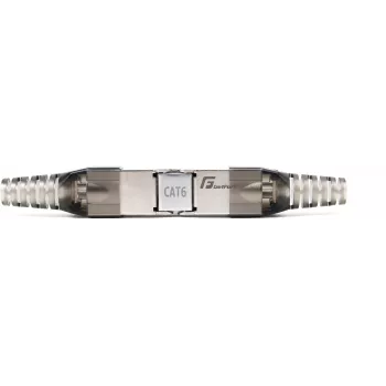 GETFORT 58459 Cat.6 UTP Tool-less RJ45 Keystone Jack, Balts