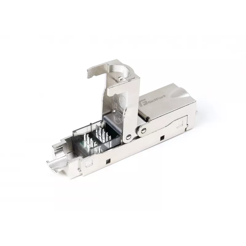 GETFORT 58460 CAT.6A bezinstrumentu ekranēts RJ45 keystone modulis