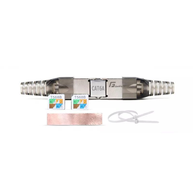 GETFORT 58460 CAT.6A bezinstrumentu ekranēts RJ45 keystone modulis
