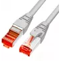 GETFORT Cat.6A S/FTP LSOH Ethernet ielāpu kabelis 5m pelēks