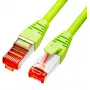 GETFORT Cat.6A S/FTP LSOH komutācijas kabelis 1m zaļš