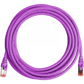 GETFORT Cat.6A S/FTP LSOH patch kabelis 5m violets