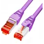 GETFORT Cat.6A S/FTP LSOH patch kabelis 5m violets