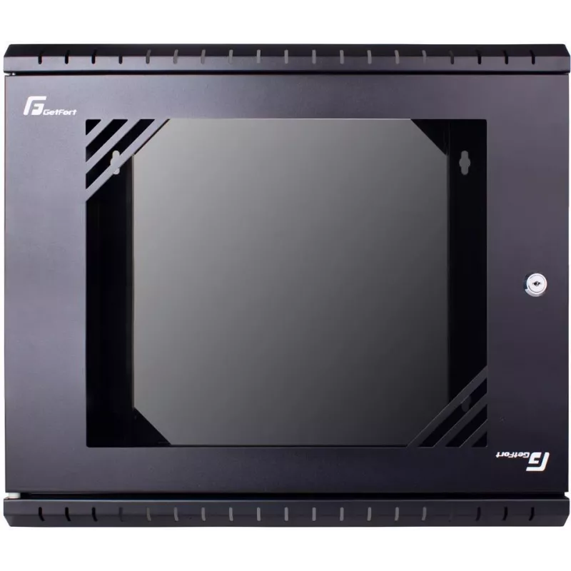 GETFORT ECO v3 19 inch 9U sienas skapis 520x450 mm melns