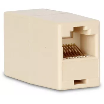 GETFORT GF-2G5E-BL-UTP RJ45 Cat.5e inline savienotājs sievišķais uz sievišķo UTP gaiši pelēks