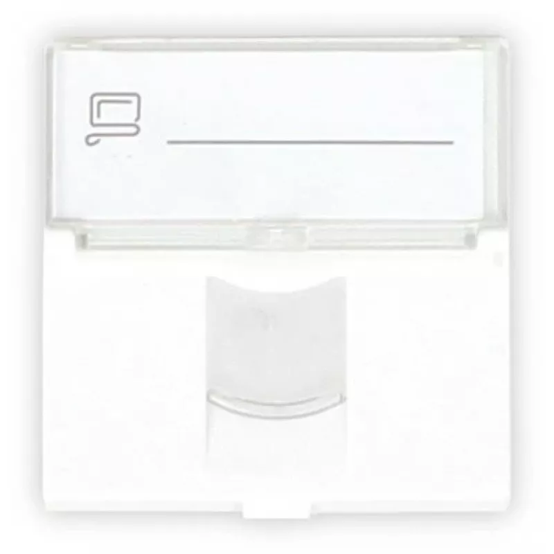 GETFORT GF-2MOD-1G 2 moduļu RJ45 datu modulis 45x45mm Cat.6 UTP balts