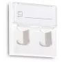 GETFORT GF-2MOD-2G Mosaic 2-Port RJ45 Cat.5e tīkla modulis, 45x45mm, balts