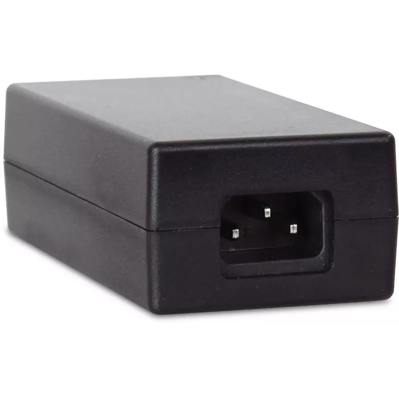 GETFORT GF-48D1000 48W pasīvais PoE injektora adapteris, 100-240V AC uz 48V DC, 10/100 Mbps, 2x RJ45, saderīgs ar IEEE 802.3af/at