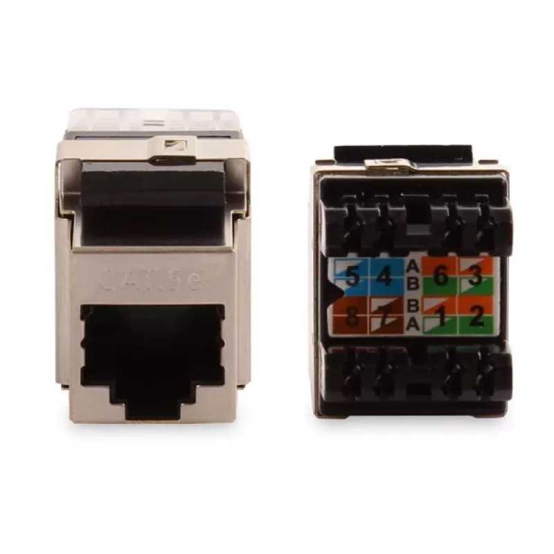 GETFORT GF-K5EFTP Cat.5e FTP ekranēts Keystone modulis RJ45