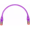 GETFORT GF-PC6ASFTP-0.25V Cat.6A S/FTP LSOH ielāpu kabelis 0.25m violets