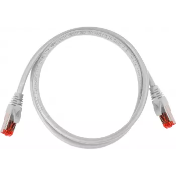 GETFORT GF-PC6ASFTP-1G Cat.6A S/FTP LSOH ielāpu kabelis 1m pelēks