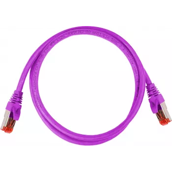 GETFORT Cat.6A S/FTP LSOH ielāpu kabelis 1m violets